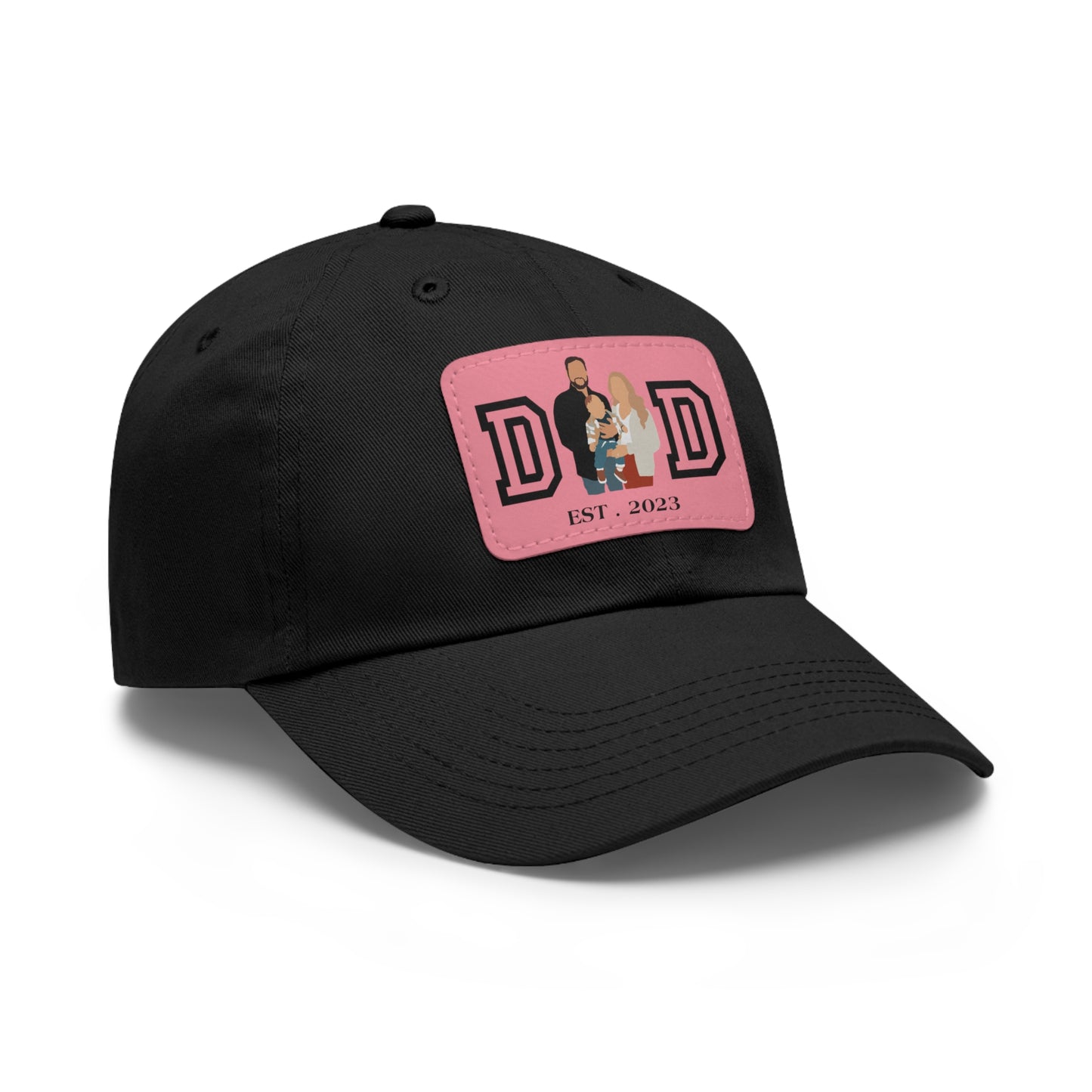 Custom DAD EST Hat with Leather Patch