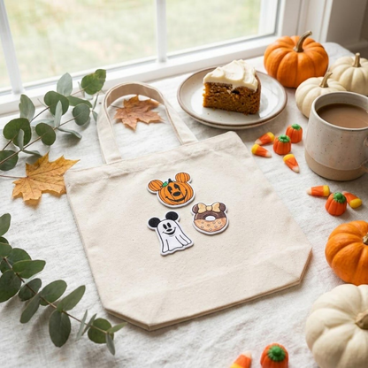 Halloween Mouse Ghost Embroidered Patch