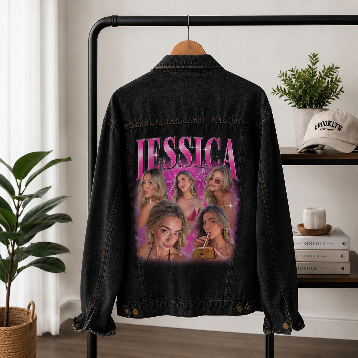 Custom Girlfriend Boyfriend Denim Jacket