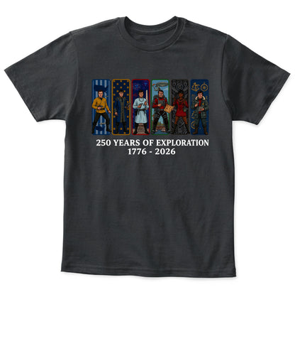 Star Trek 250 Years of Freedom 1776–2026 Patriotic Printed Graphic Hoodie Sweatshirt T-Shirt