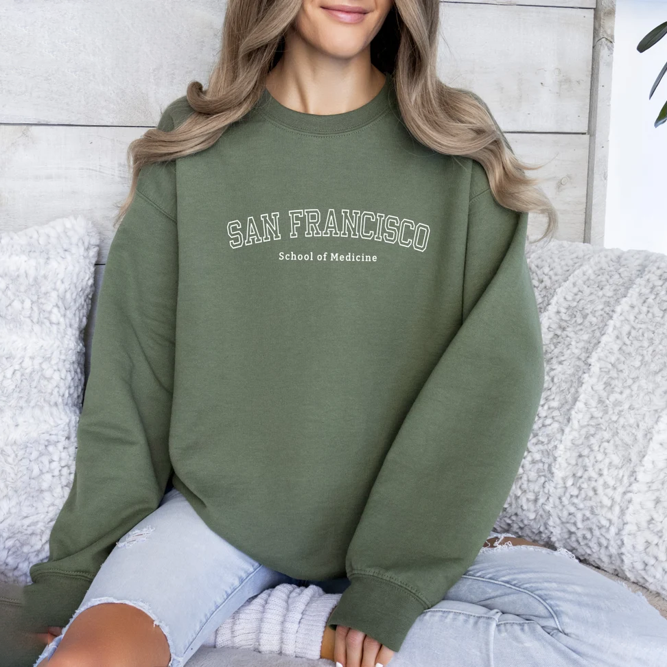 Personalized Custom Text with Names on Sleeve Embossed Printed Hoodie Sweatshirt T-Shirt