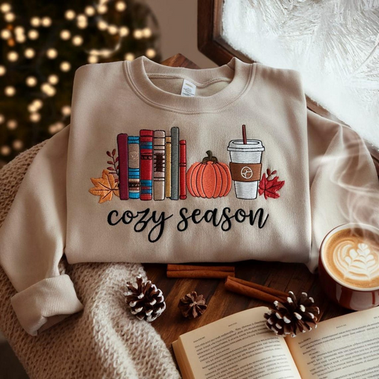Halloween Personalized Embroidered Cozy Season Hoodie Sweatshirt T-Shirt