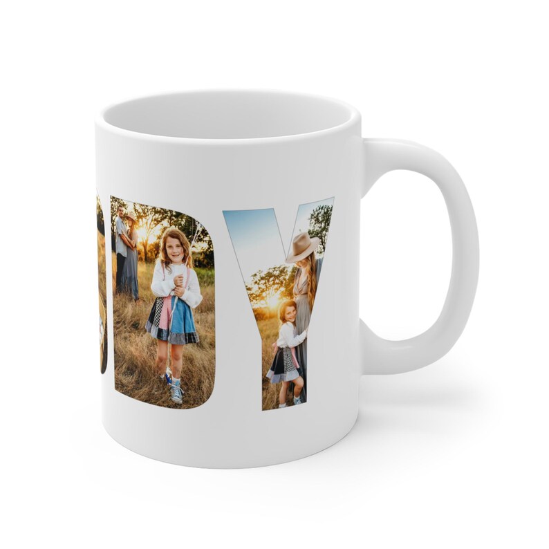 Father's Day Personalized Dad Photo Collage Mug