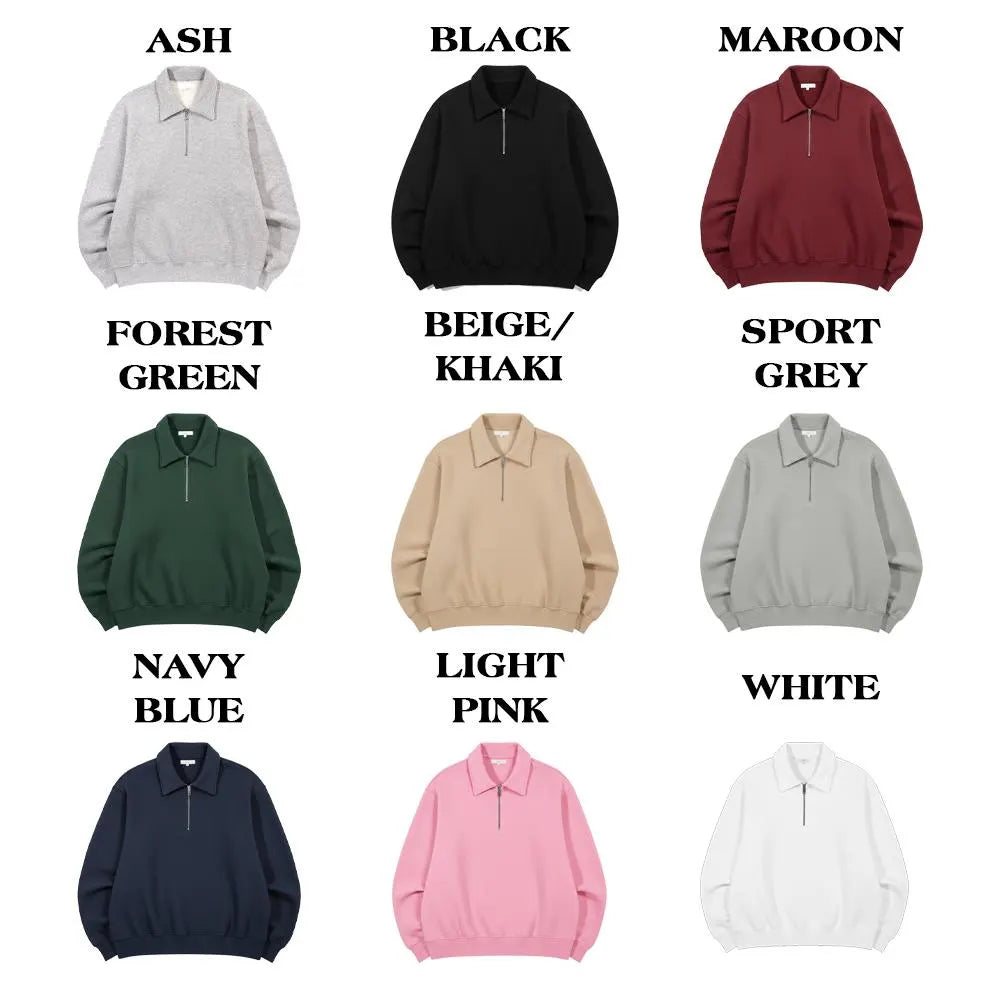 Coastal Embroidered Fleece Pullover Quarter-Zip Sweatshirt, Hoodie Sweatshirt T-Shirt