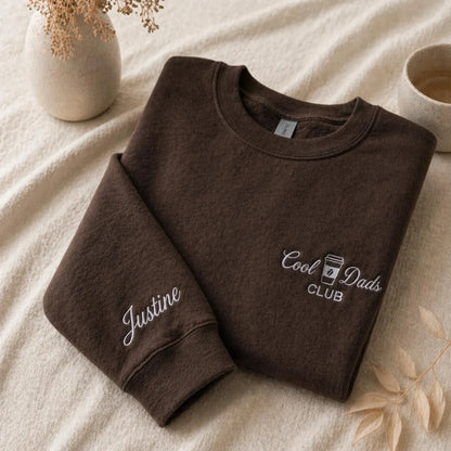 Embroidered Cool Dads Club Sweatshirt, Pregnancy Announcement, Old Fashioned Dad Shirt, New Dad Gift, Fathers Day Gift