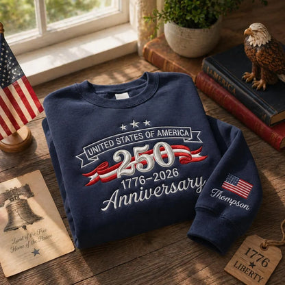 USA 250th Anniversary Patriotic 1776-2026 T-Shirt Sweatshirt Hoodie Quarter-Zip Sweatshirt (Copy)