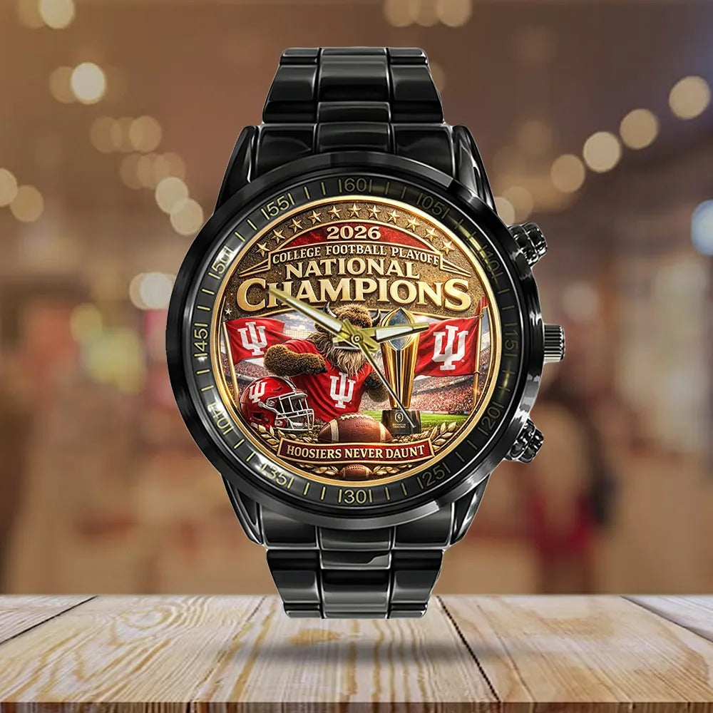 Personalized Indiana Hoosiers Football Watch