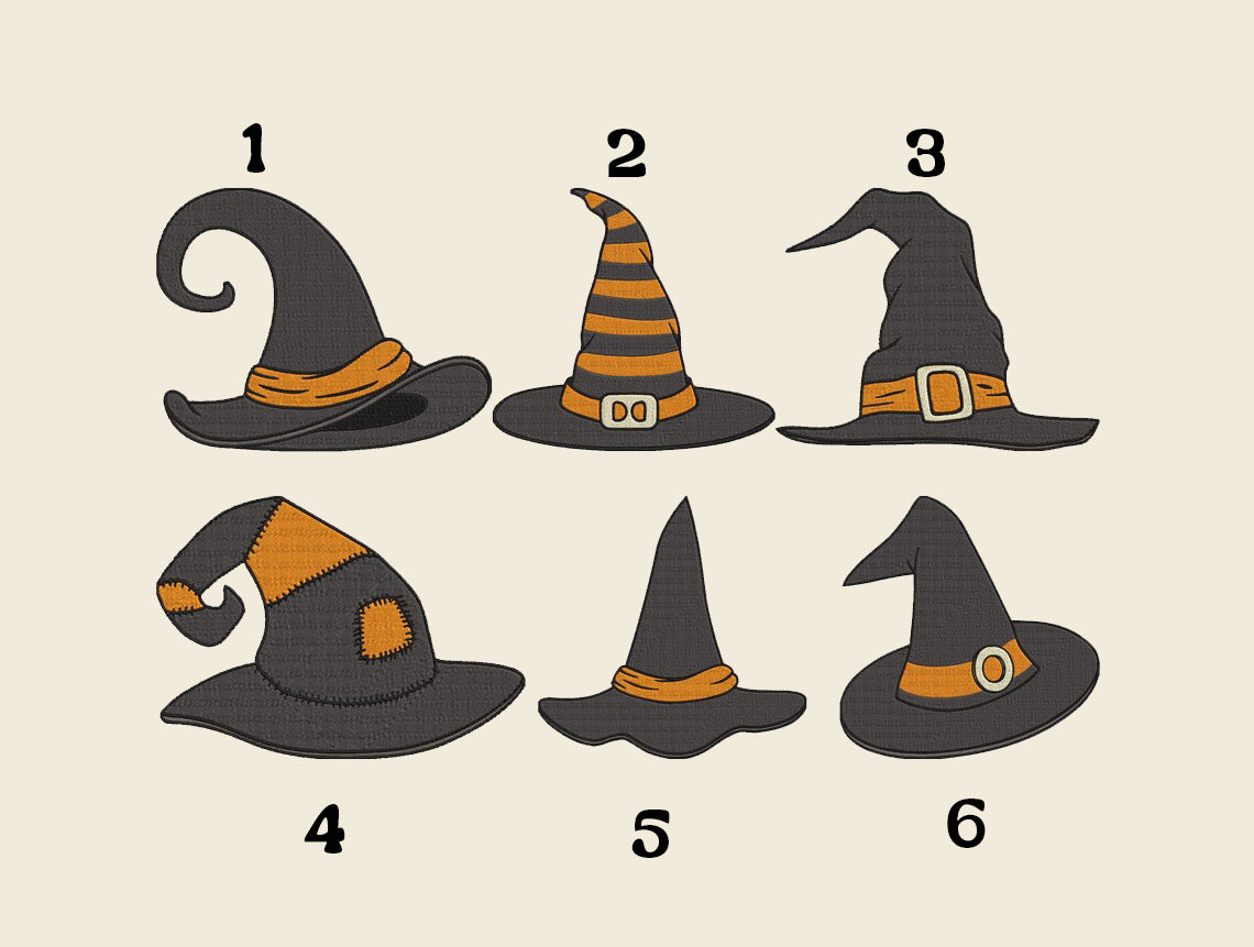 Halloween Personalized Embroidered Pet Dog Cat With Witch Hat Hoodie Sweatshirt T-Shirt