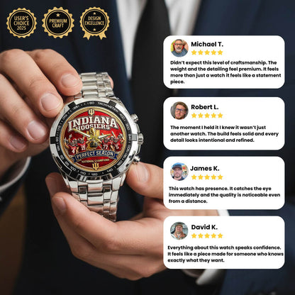 Personalized Indiana Hoosiers Football Watch