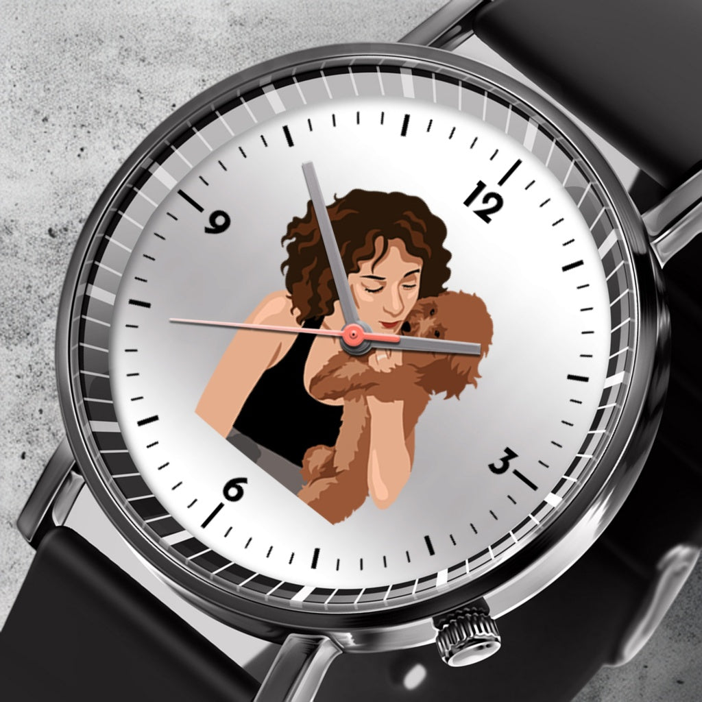 Mother's Day Gift For Mom Personalized Photos With Pet Quartz Watch