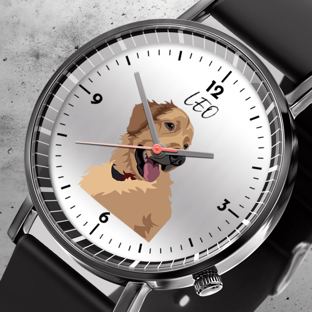 Personalized Pet Portrait Quartz Watch
