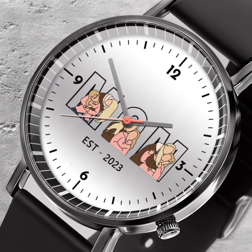 Mother's Day Gift For Mom Personalized Photos Quartz Watch