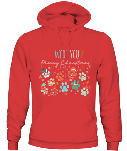 We Woof You A Merry Christmas Graphic Apparel