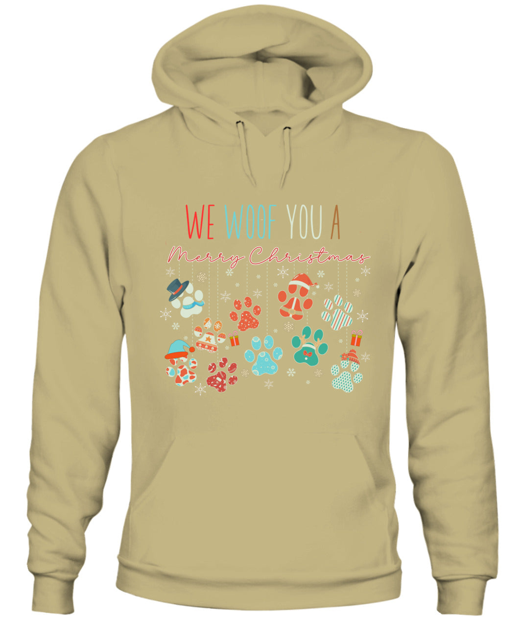 We Woof You A Merry Christmas Graphic Apparel