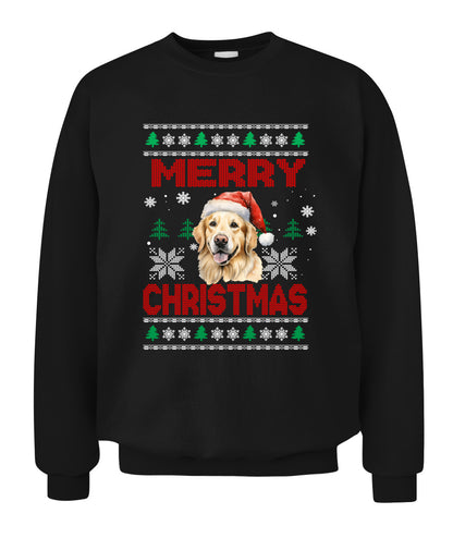 Personalized Pet Dog Merry Christmas Printed Graphic Apparel