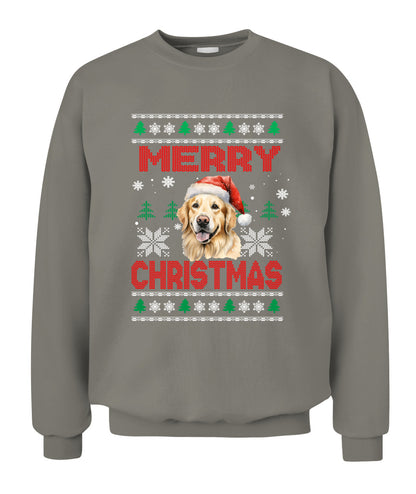 Personalized Pet Dog Merry Christmas Printed Graphic Apparel