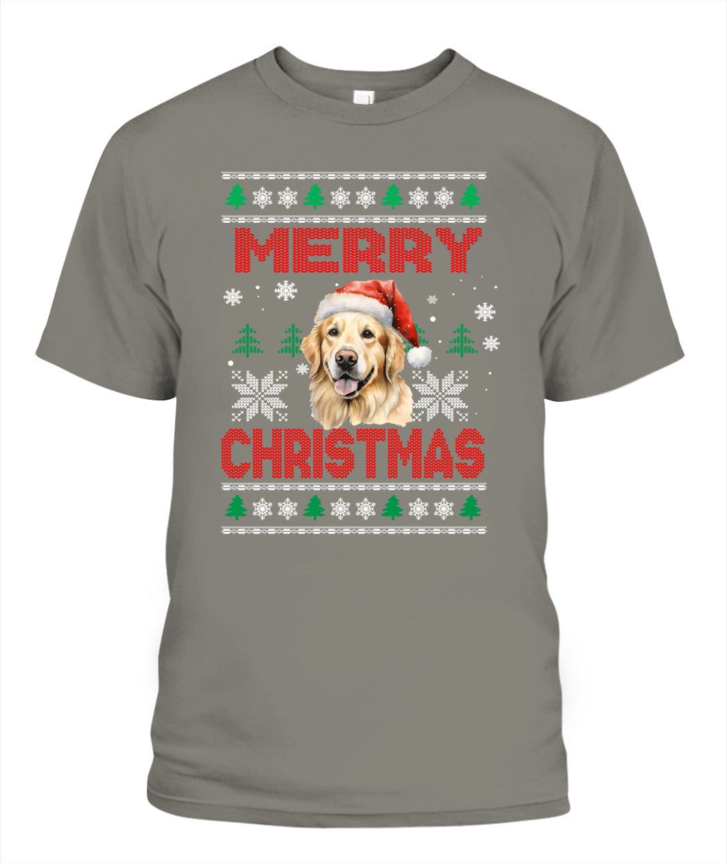 Personalized Pet Dog Merry Christmas Printed Graphic Apparel