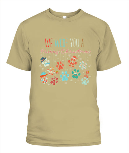 We Woof You A Merry Christmas Graphic Apparel