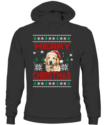 Personalized Pet Dog Merry Christmas Printed Graphic Apparel