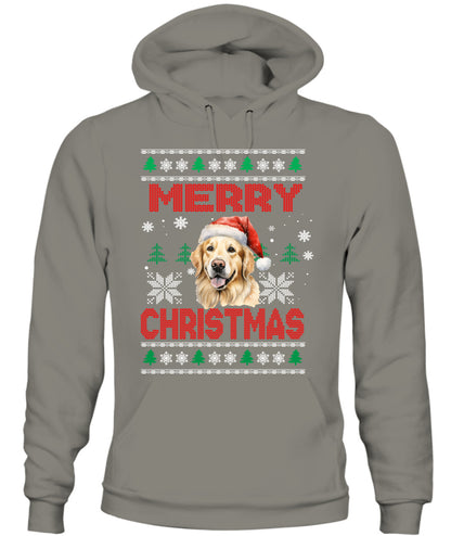 Personalized Pet Dog Merry Christmas Printed Graphic Apparel